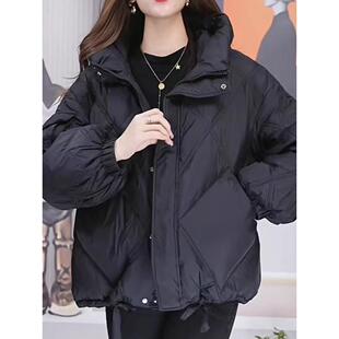 JOYIASS时尚短款服冬季女大码妈妈时髦洋气加厚保暖过冬外套