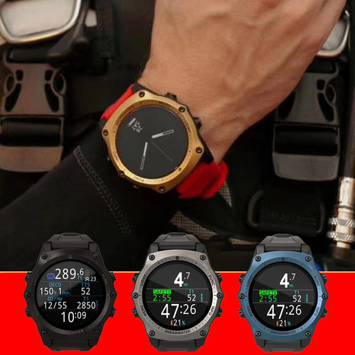 Shearwater Teric潜水电脑表中文手腕式运动水肺技潜可充电J034