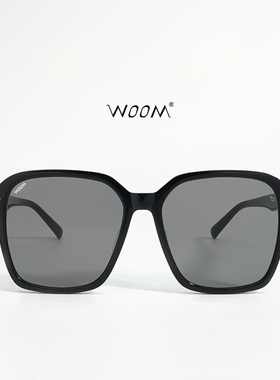 WOOM玻璃太阳镜经典中性2024新款防紫外线超大框高级Zero Shadow