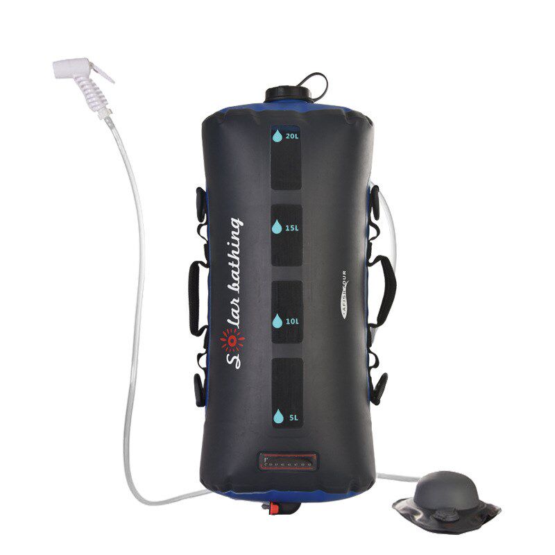 CROSS BORDER AMAZON SHOWER BAG SPORTS WATER BAG SOLAR BATH BAG OUTDOOR BATH ARTIFACT CAMPING WATER STORAGE SUPPLIES