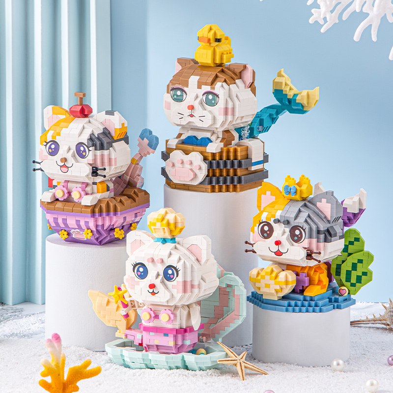 俐智LOZ小颗粒积木温泉