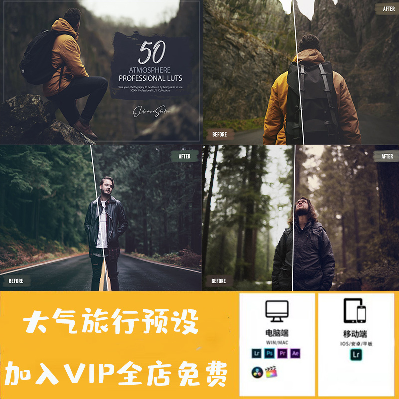 50个大气旅行预设