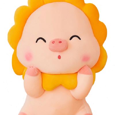 可爱猪猪公仔毛绒玩具睡觉抱枕小号玩偶抱枕布娃娃生日礼物女生