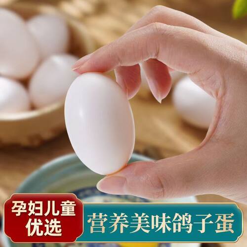鸽子蛋农家土鸽子散养鸽蛋孕妇宝宝营养辅食正宗杂粮
