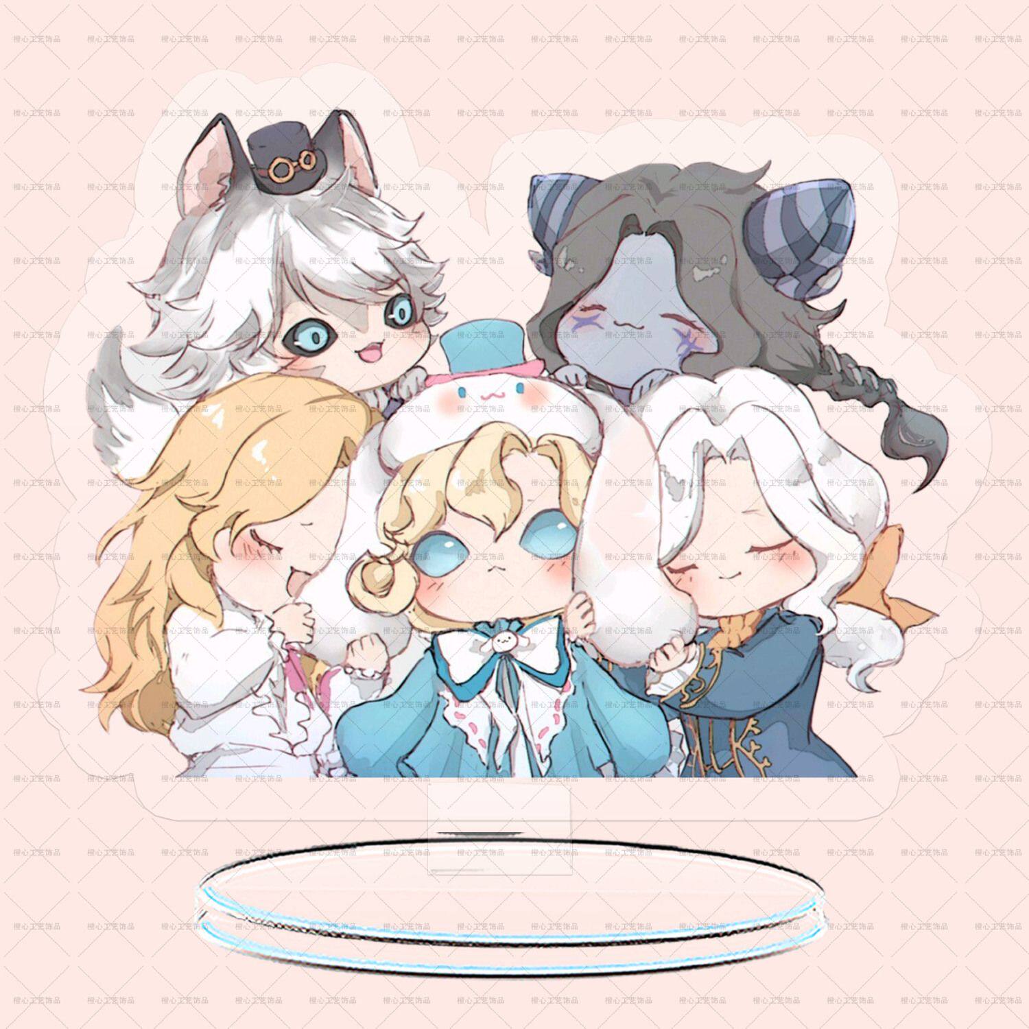 第五人格二次元游戏周边q版雕刻家镭射立牌星星钥匙扣同人约瑟夫