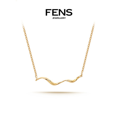 fens18k套链玫瑰金彩金项链