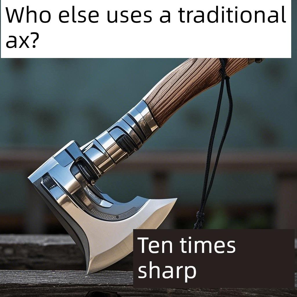 锻造木工手斧斧头户外劈柴便携长柄露营尼曼飞机斧子锻打开山斧头