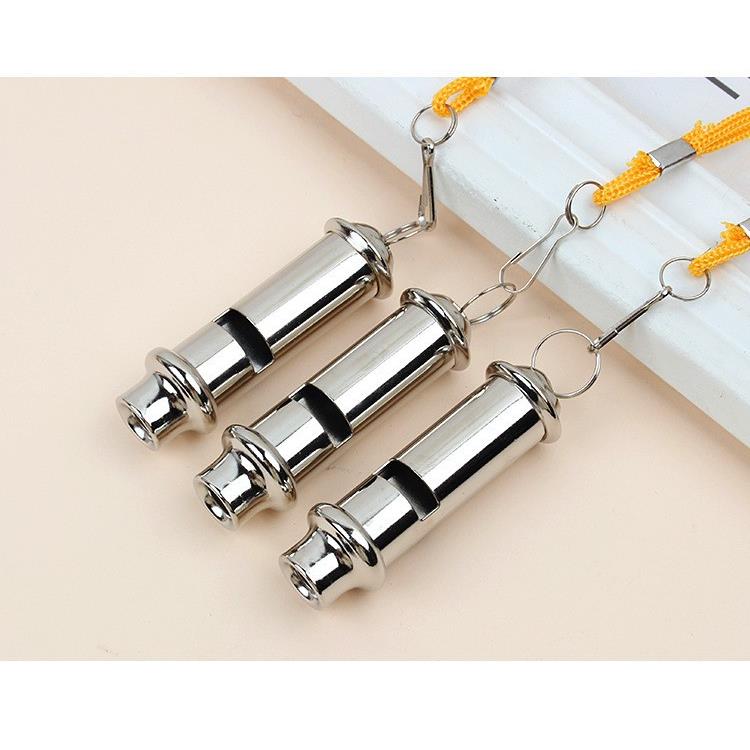 金属口哨安保金属警笛哨专业高频大分贝户外救生哨子应急救生哨子