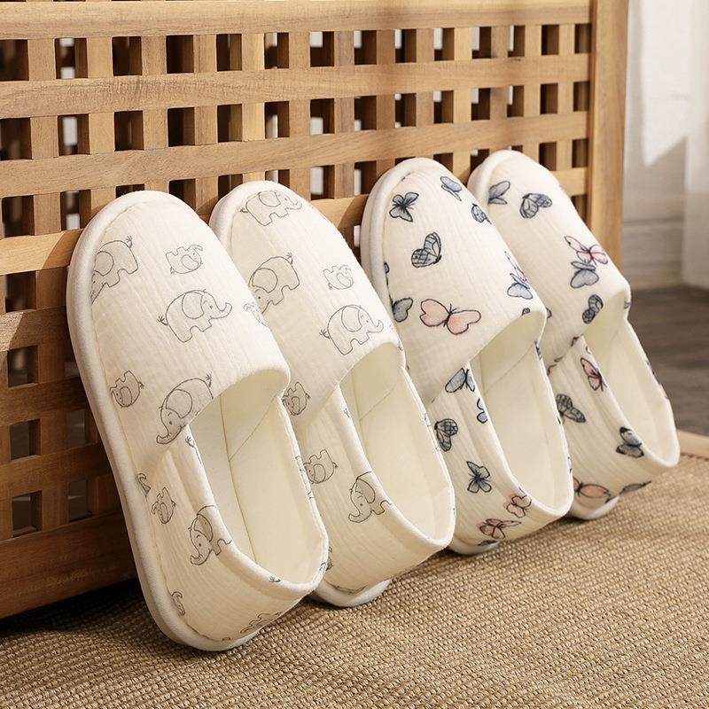 月子鞋夏薄款女纯棉透气软底防滑孕产妇包跟产后坐月子秋拖鞋春夏