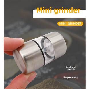 新的迷你研磨机手动胡椒瓶胡椒磨胡椒新鲜研磨不锈钢研磨芯研磨瓶