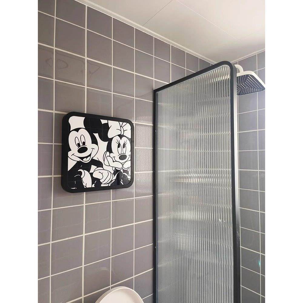 壁画收纳箱卫生间洗澡放干净衣服收纳浴室放衣神器挂画防水可折叠