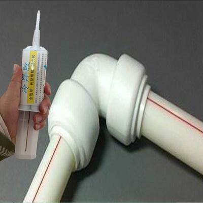 PPR自来水管焊接处漏水补漏胶热水管耐高温强力胶PE增压管道破裂