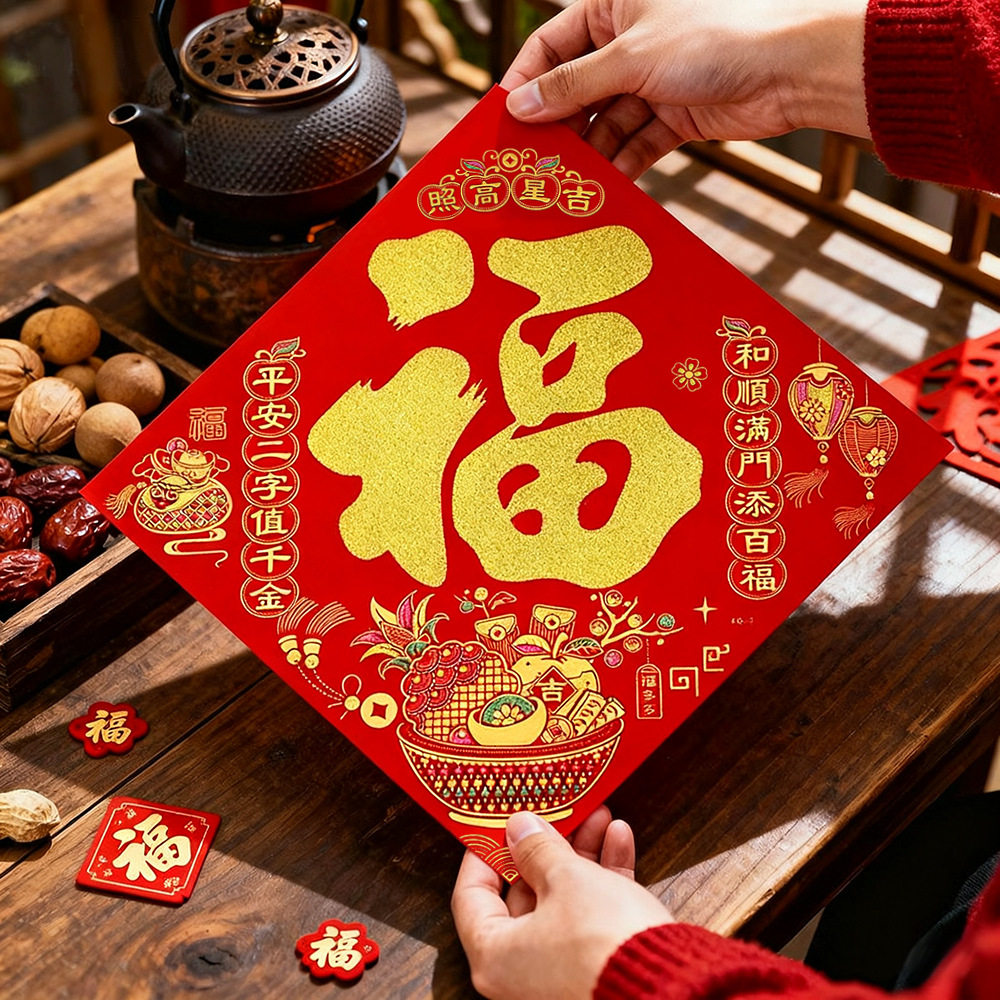 2026马年福字门贴春节装饰年画