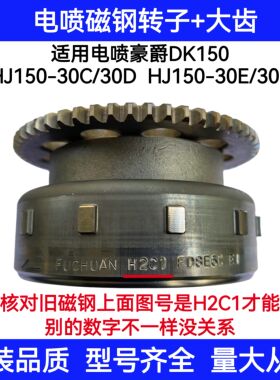 适用豪爵电喷DK/HJ150-30/30A/30C30D30E30F磁电机启动盘磁钢转子