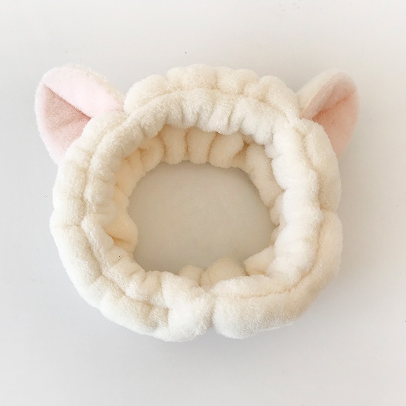 韩国可爱猫耳朵发箍毛绒洗脸