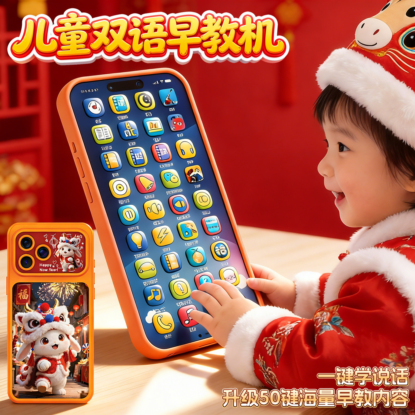 新款17ProMax手机儿童仿真音乐电话机婴儿益智玩具早教启蒙学习机,玩具/童车/益智/积木/模型,音乐电话,淘宝优惠券,粉丝福利购,淘宝优惠卷