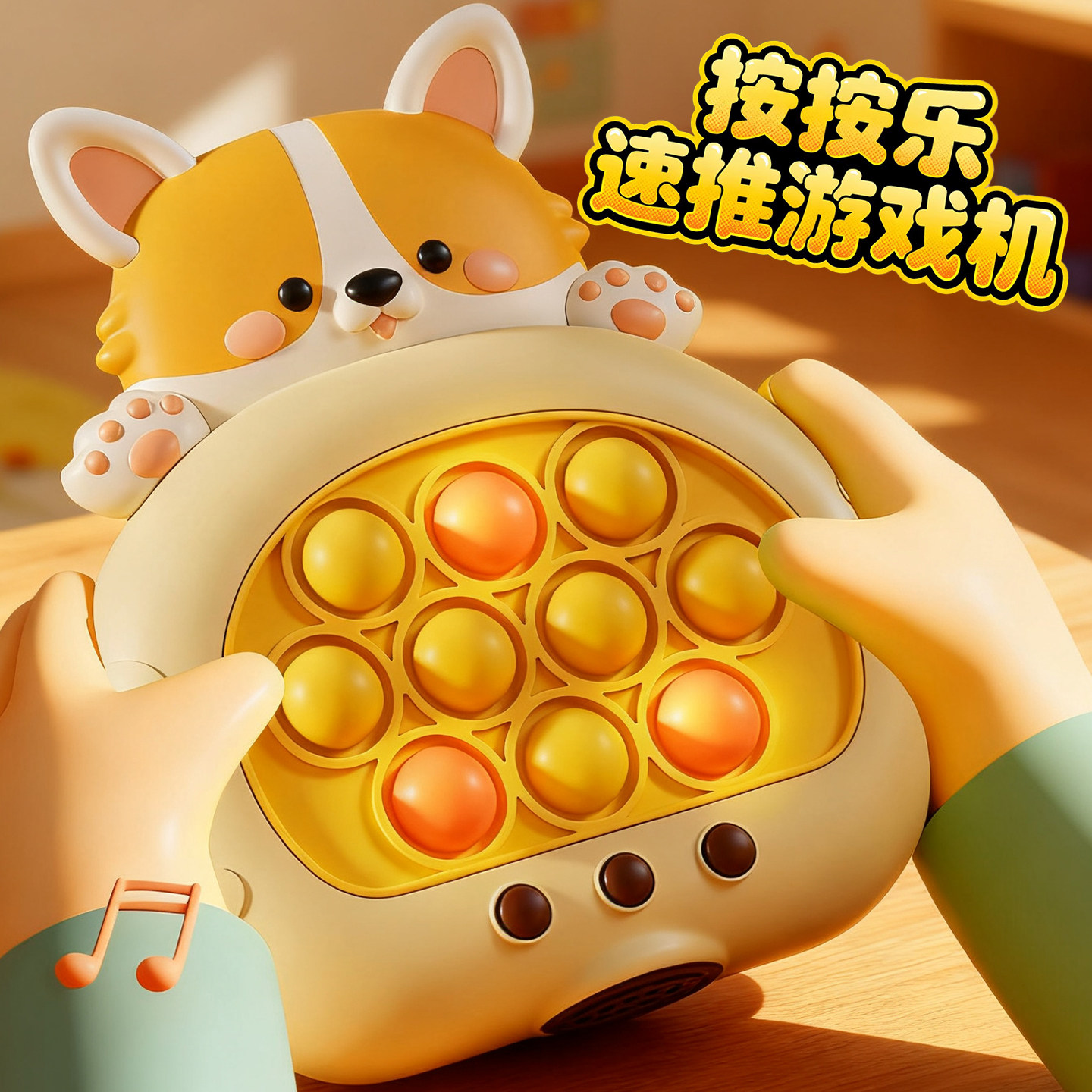 小熊按按乐打地鼠游戏机