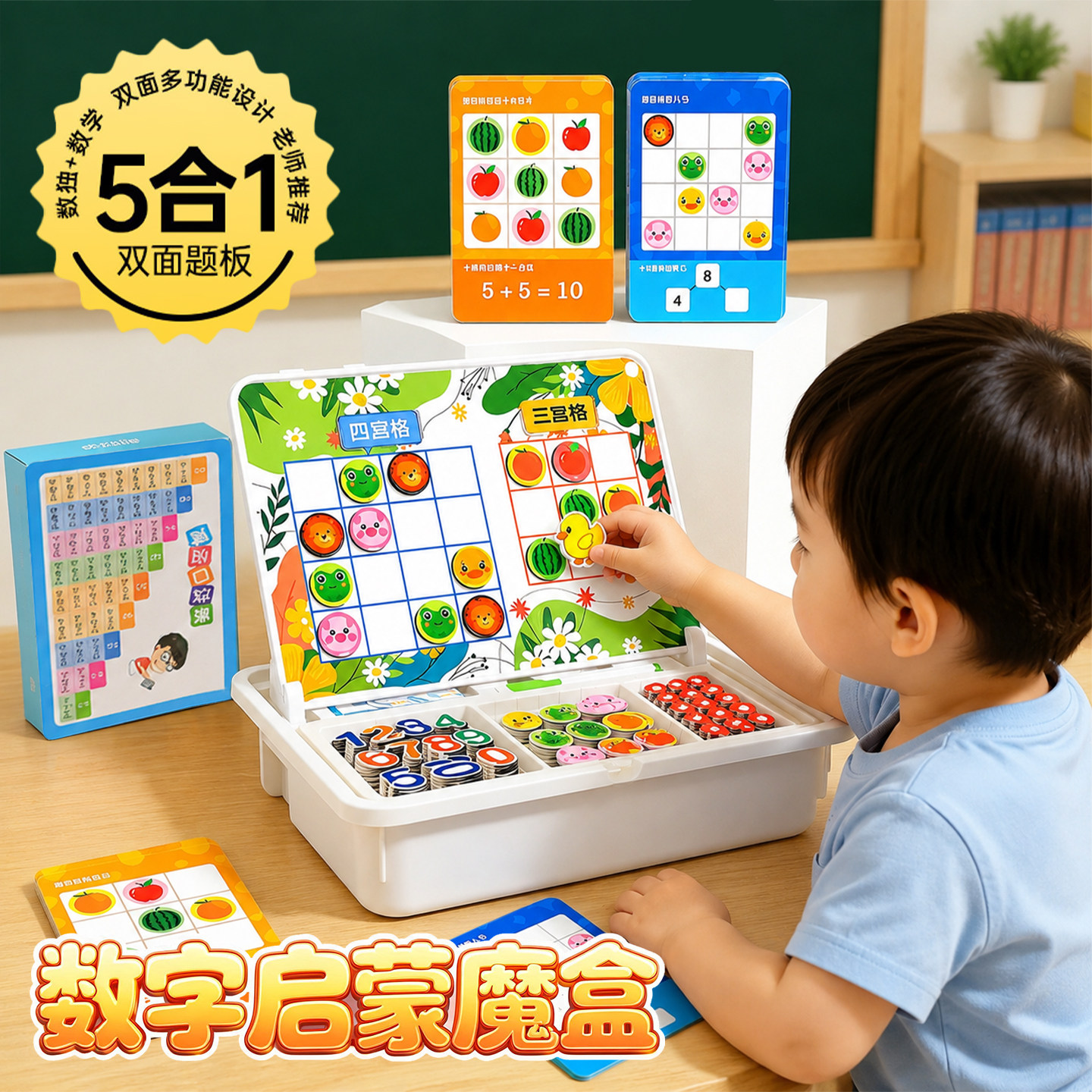 幼儿园数学练习启蒙魔盒教具