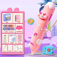 Children's 3d printer pen wireless charging, 3D graffiti painting pen, birthday gift for little girls, girls' 3D pen set, multi-functional creative magic pen, Ma Liang consumables, low temperature not hot to the touch thumbnail 5