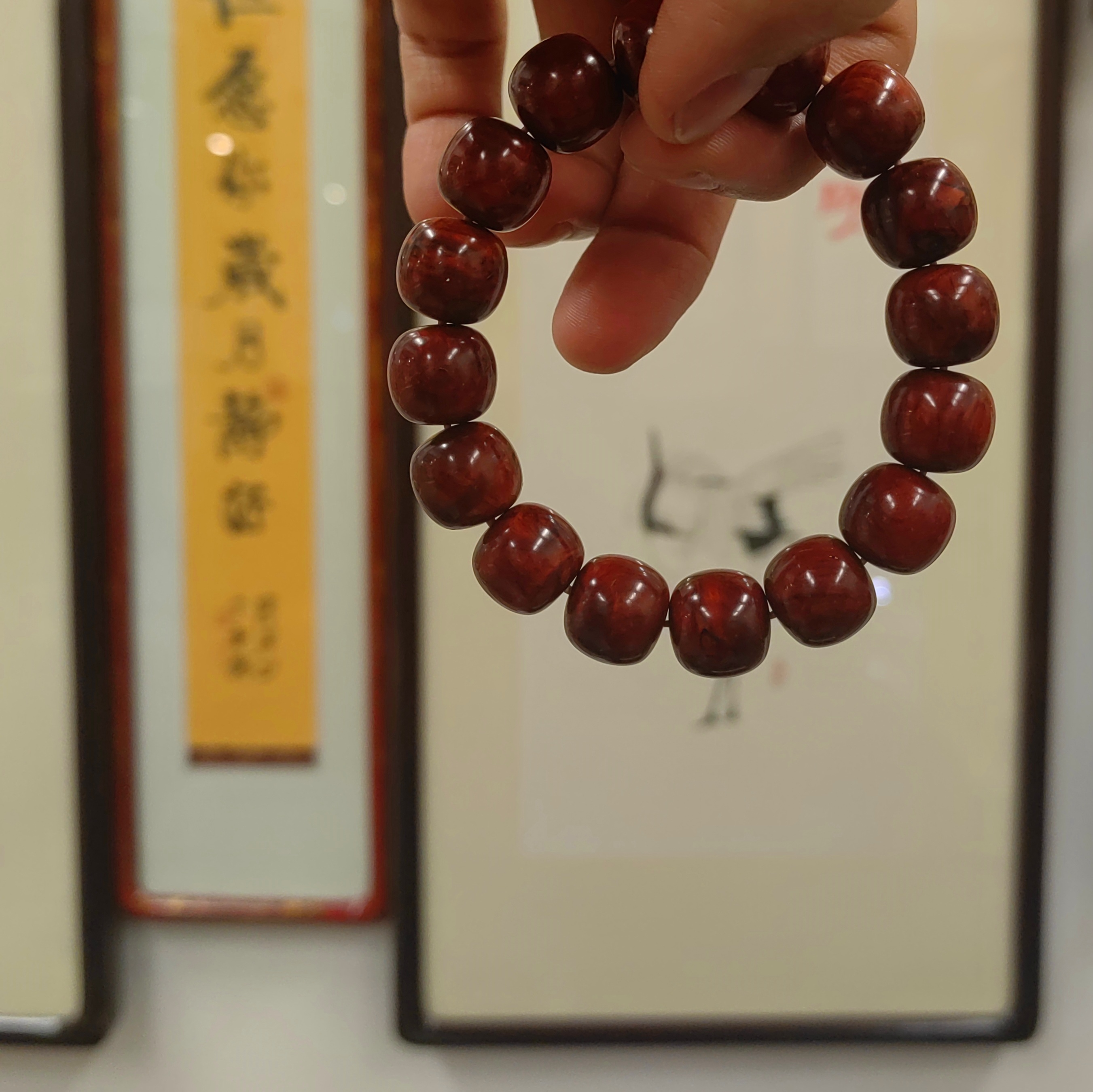 印度小叶紫檀无胶蜡1.3老型单圈