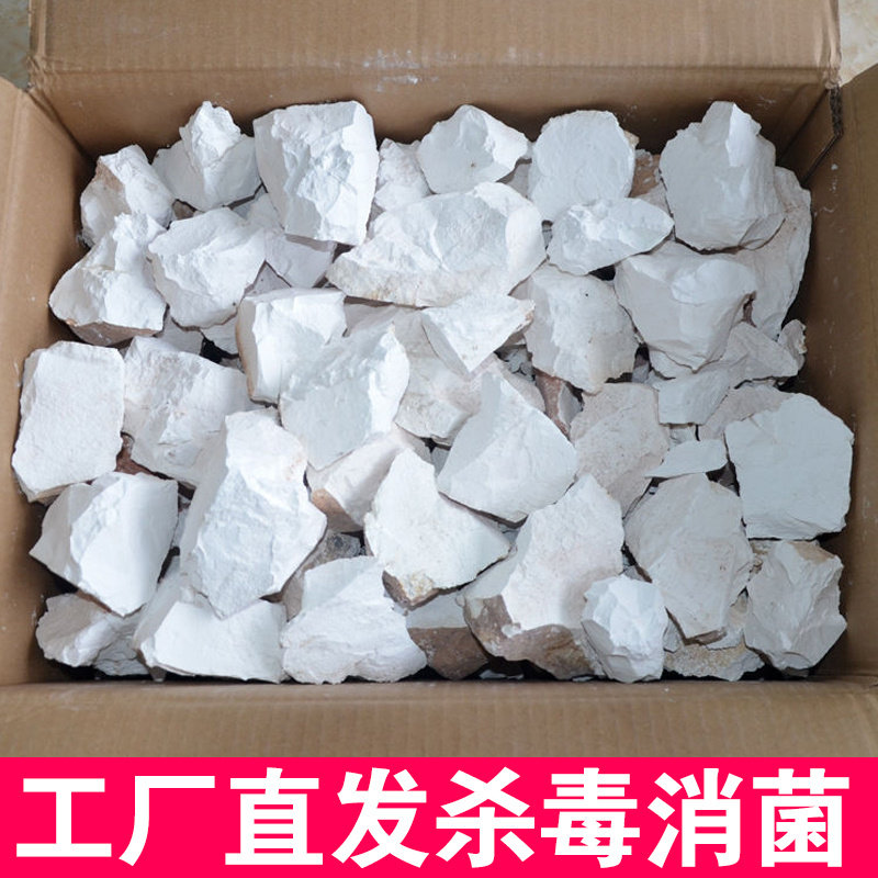 家用石灰粉杀菌消毒室内白石灰生石灰块10斤家用仓库防潮粉干燥剂 尹跃网络贸易商行的小店 淘优券