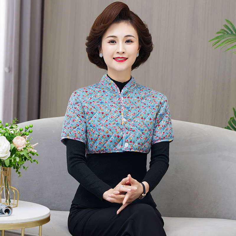 妈妈款护肩坎肩背心小马甲