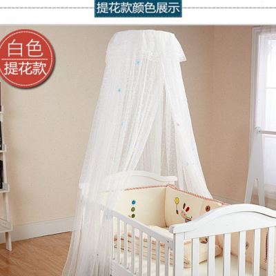 儿童床蚊帐婴儿床儿童宝宝带支架开宫廷式儿BB防蚊罩