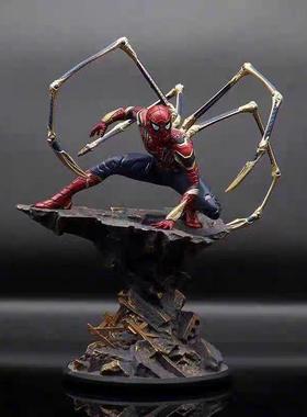 漫威系列优质gk优质手办复仇联盟蜘蛛侠动漫手办仿真模型大号摆件