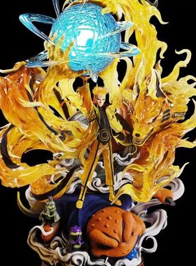 火影忍者周边宇智波佐助漩涡鸣人手办模型摆件礼物玩具男生盲盒