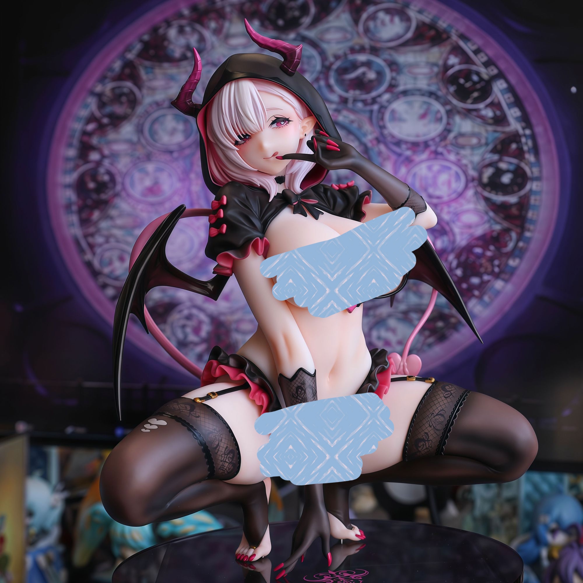全款魅魔姐姐蒂娜手办二次元女模型机箱显卡车载礼物摆件动漫周边