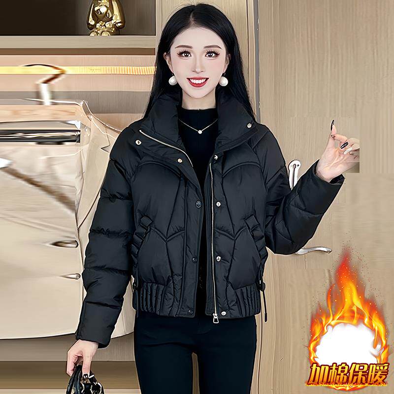 JOYIASS高级感立领短款服女2025冬季新款小个子洋气独特别致小袄