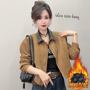 JOYIASS高级感独特漂亮初冬厚外套女2025新款小个子加绒加厚保暖
