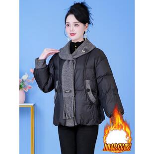 JOYIASS2025新款服女士短款秋冬季加绒衣高级感加厚保暖袄外套