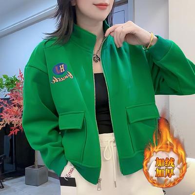JOYIASS2025新款独特漂亮的初冬外套女士短款加绒加厚小个子洋气