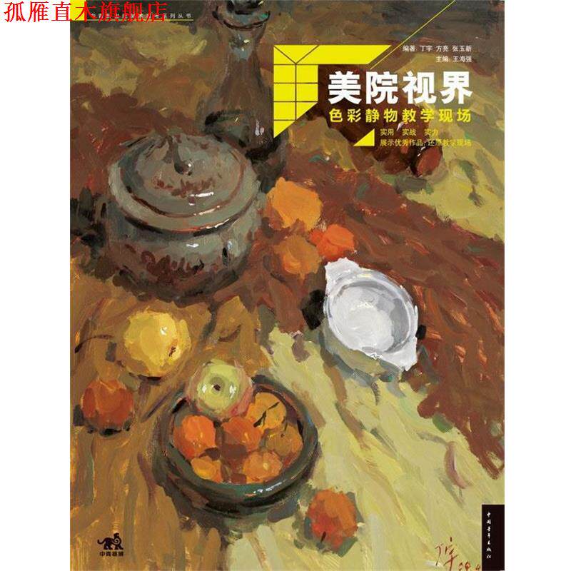 【正版书】 美院视界色彩静物教学现场 丁宇,方亮,张玉新著 中国青年出版社
