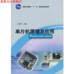 单片机原理及应用 书 王洪君 主编 社 山东大学出版 正版