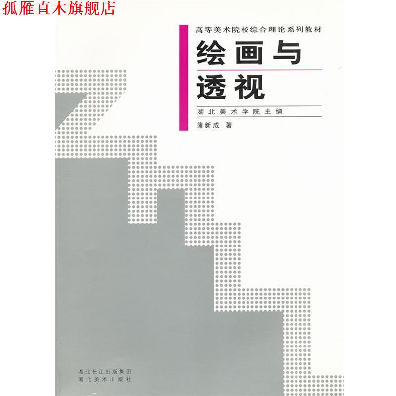 【正版书】 高等美术院校综合理论教材 绘画与透视 蒲新成　著 湖北美术出版社