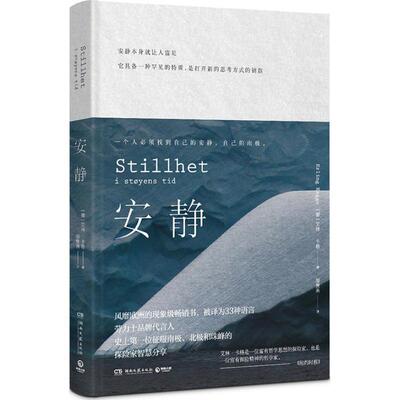 【正版书】 安静 (挪)艾林·卡格(Erling Kagge) 著,邹雯燕 译 湖南文艺出版社