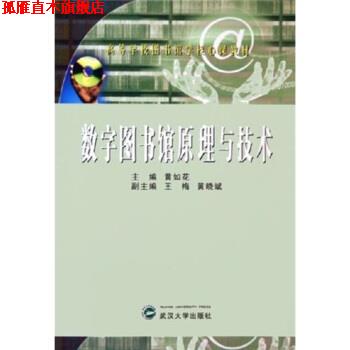 【正版书】 高等学校图书馆学核心课教材:数字图书馆原理与技术 黄如花,王梅,黄晓斌 著 武汉大学出版社