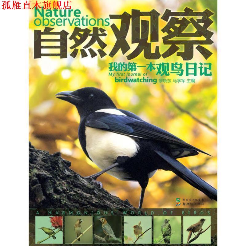 【正版书】 自然观察 我的本观鸟日记 廖晓东,马学军 新世纪出版社
