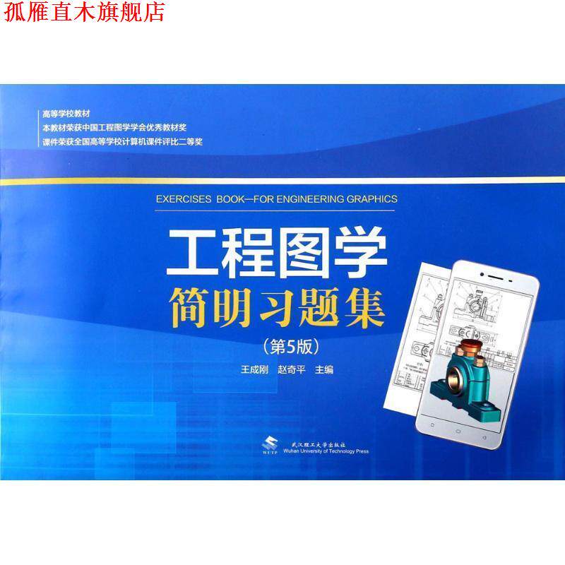 【正版书】 工程图学简明习题集 王成刚,赵奇平 主编 武汉理工大学出版社