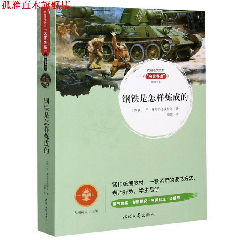 【正版书】 钢铁是怎样炼成的 (苏)尼·奥斯特洛夫斯基 著 时代文艺出版社