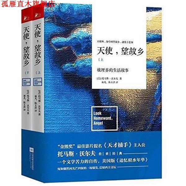 【正版书】 天使，望故乡:被埋葬的生活故事 [美] 托马斯·沃尔夫 著,雨凡,陈玉洪 译 江苏凤凰文艺出版社