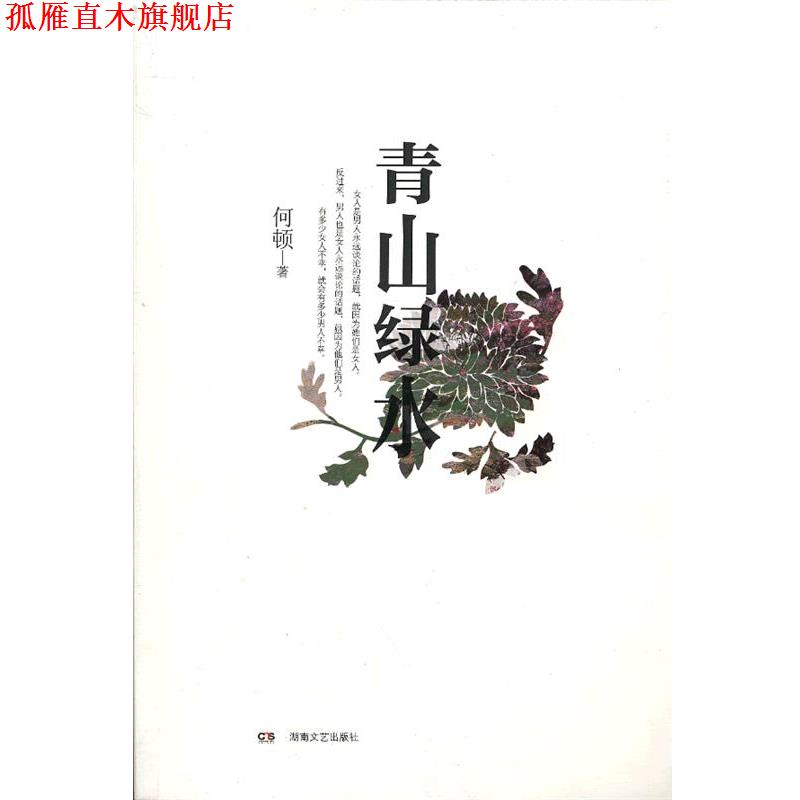 【正版书】 青山绿水 何顿 湖南文艺出版社