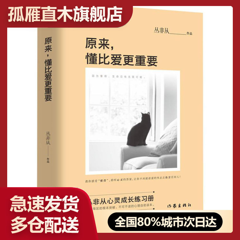 【正版】原来懂比爱更重要 丛非从