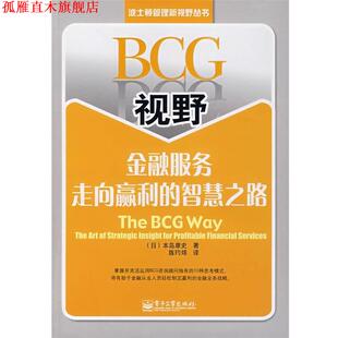 【正版书】 BCG视野：金融服务走向赢利的智慧之路 （日）本岛康史　著 电子工业出版社