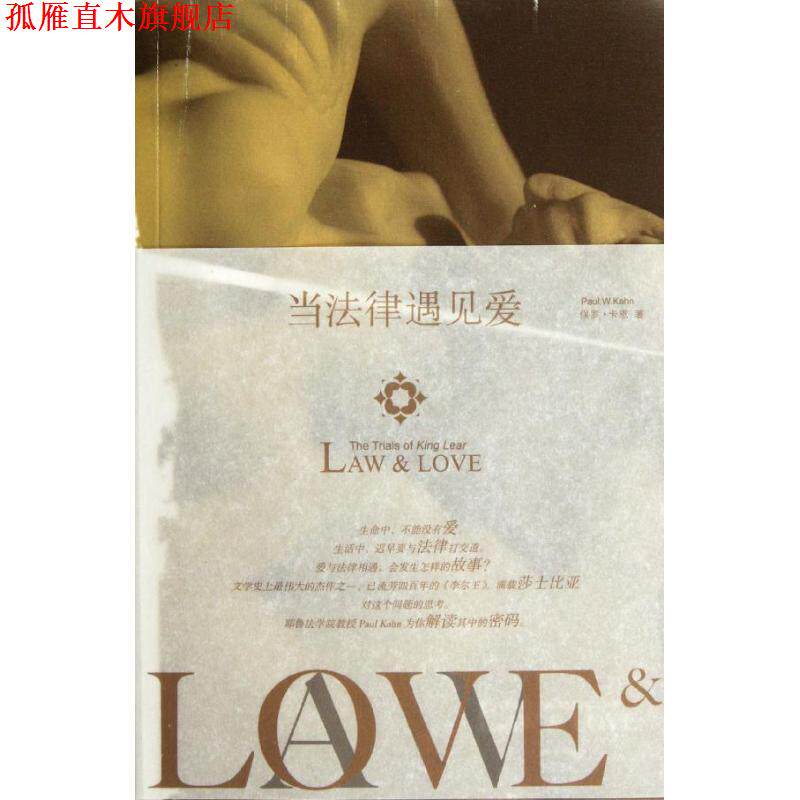 【正版书】 当法律遇见爱 (美)保罗·卡恩 法律出版社