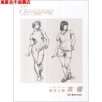 【正版书】 成功教学系列丛书·速写人物:衣褶 刘雪松 著,侯昌恒 编 湖南美术出版社