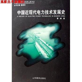 【正版书】 中国近现代电力技术发展史 黄晞,路甬祥 著 山东教育出版社