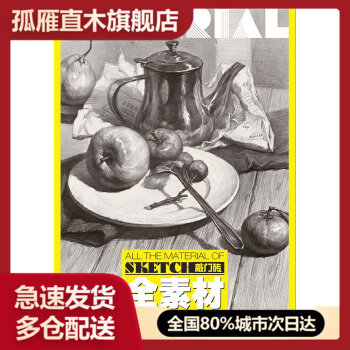 【正版】全素材 素描静物 陈紫阳 著李家友 重庆出版社 陈紫阳 李家友